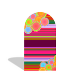 Mexican Fiesta Arch Backdrop Wall Cloth Cover